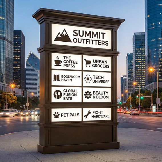 Backlit Polycarbonate Signs